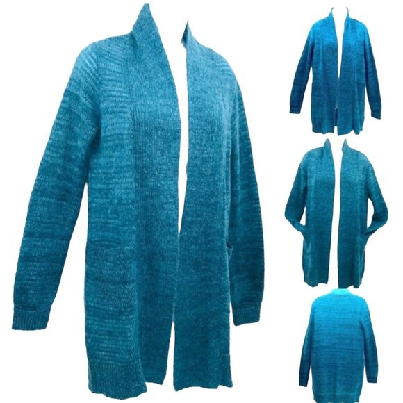 Soft Oversized Cardigan Sweater With Pockets - Picture 1 of 12